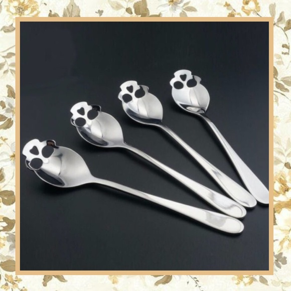 Hot Topic Other - 🌸 4PC SKULL SPOONS SKELETON GOTHIC SUS 304 BUNDLE SET GOTH COLLECTORS KITCHEN